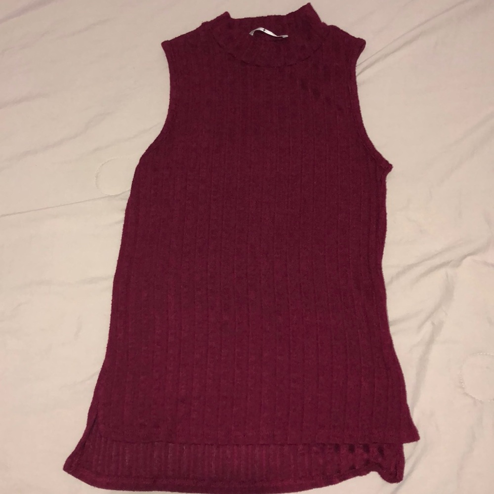 Burgundy Tank Top